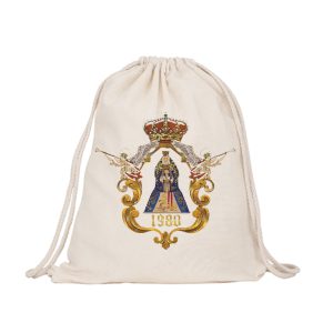 Mochila de tela natural